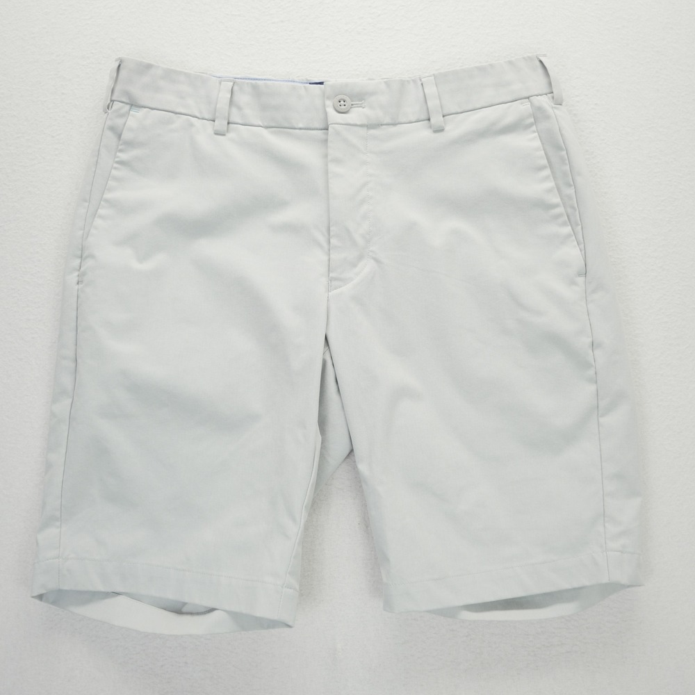 Peter Millar Crown Crafted Surge Performance Shorts Gray Tailored Fit Mens 30 - Picture 2 of 10